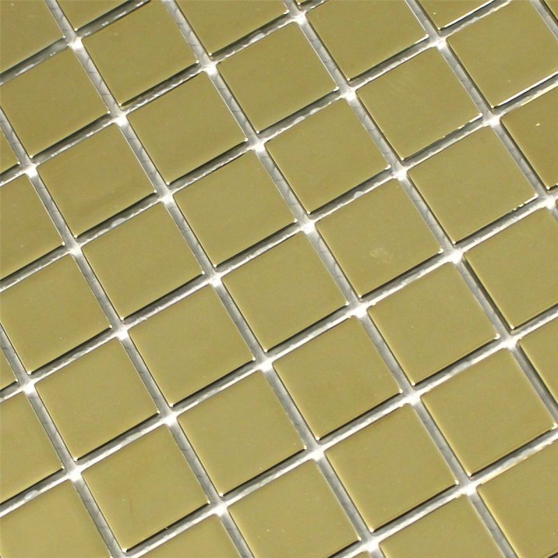 Gold Mirror Glass Mosaic Tile Mosafil TM33268m Axel CM 4GO1