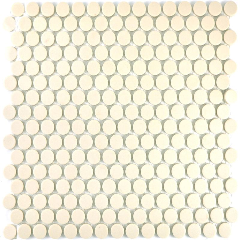 Unglazed Leight Beige Mosaic Tile Axel CU K220 Mosafil TM34321