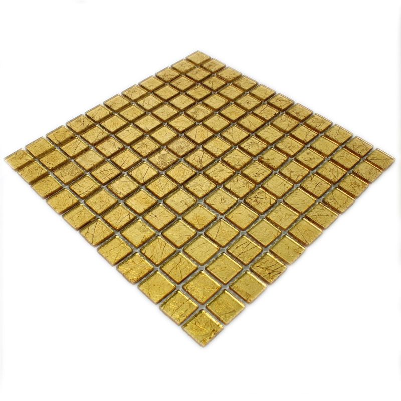 Gold Enchantment Glass Mosaic Tile Mosafil DS33378 Axel CM4GO10