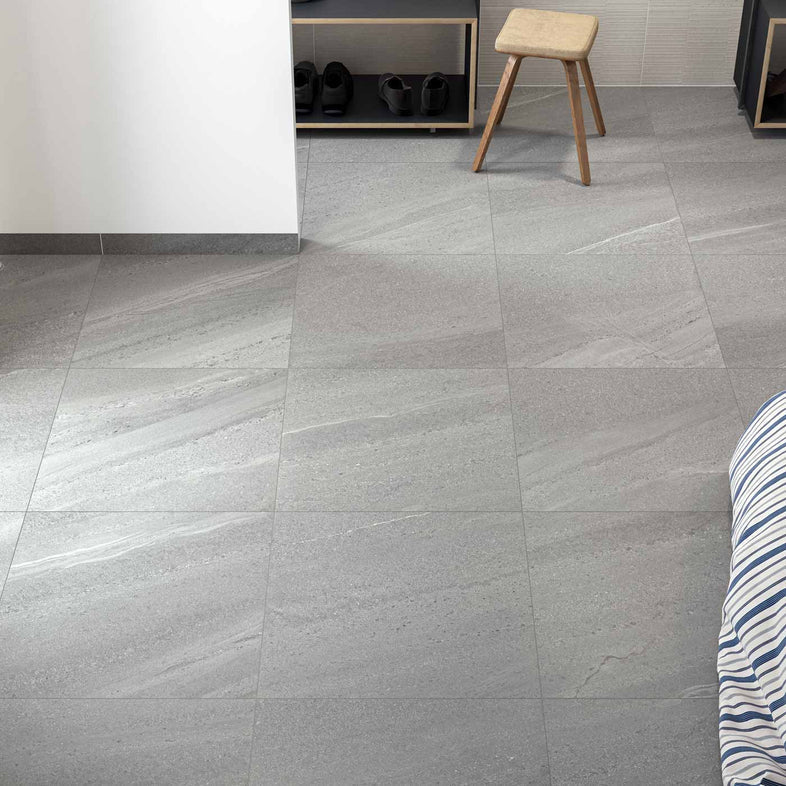 Silken Floor Tile 60x60cm tile.co.uk devaney Pearl