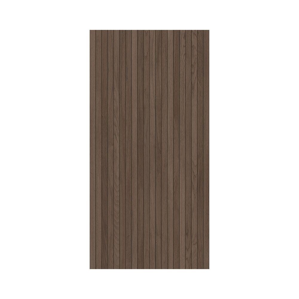 Arden XL Lined Coco Dark Brown Wood Effect 120x60cm Ceramic Wall Tile TilesDecor