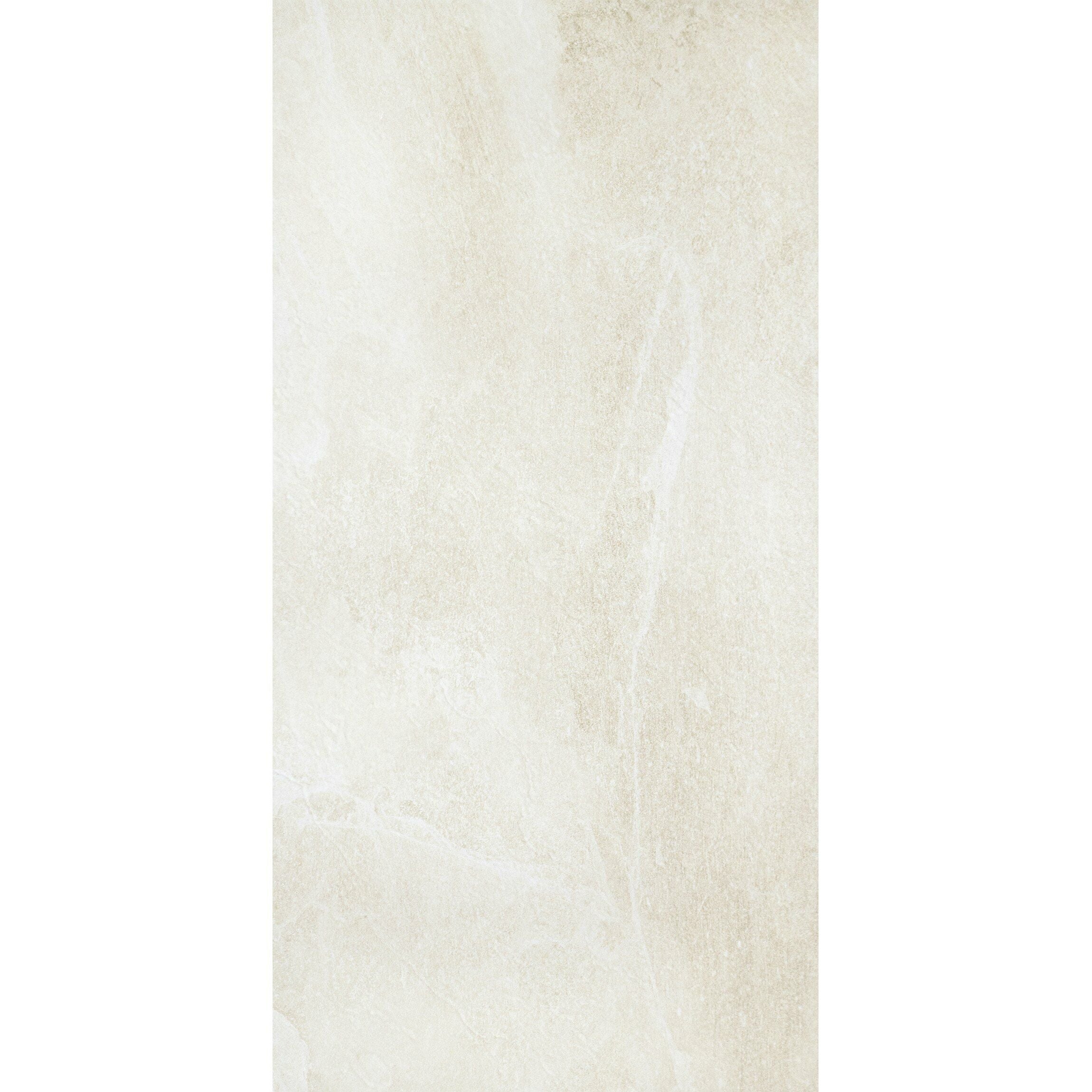 Ark Slate Ivory Honeycomb Stone Effect 30x60cm Porcelain Wall and Floor Tile TilesDecor