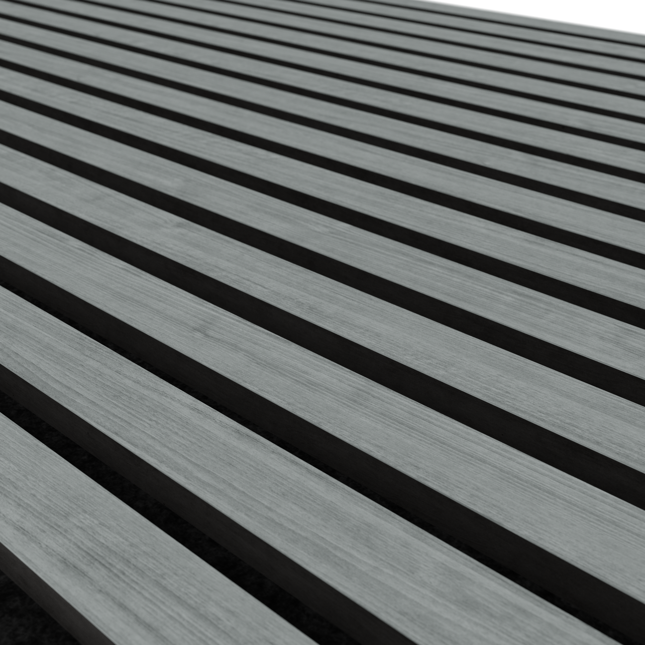 Carbon Grey Acoustic Wood Wall Panels High Quality Tiles