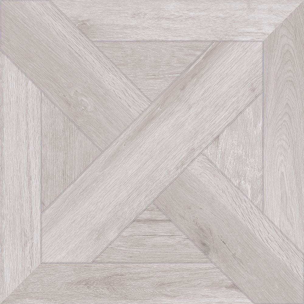 Chance Parquet Ash Grey Wood Effect 600x600mm Floor Tile TilesDecor