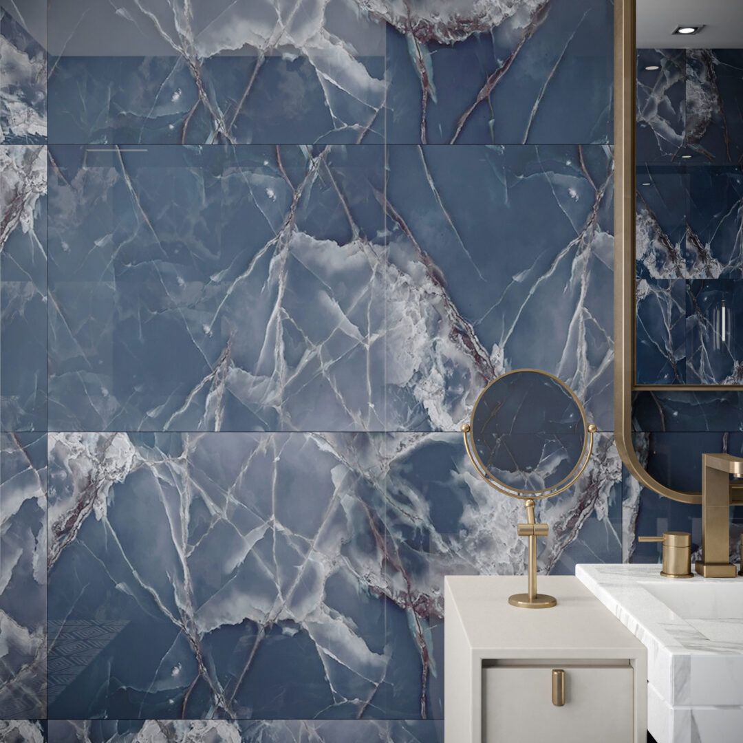 Onyx Blue Gloss Porcelain Tile