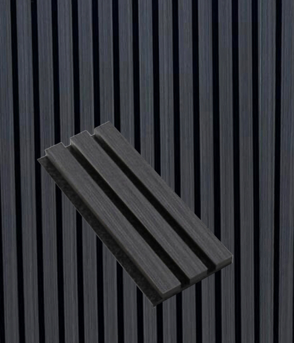 Obsidian Black Blue Acoustic Wall Panel Sound-absorbing