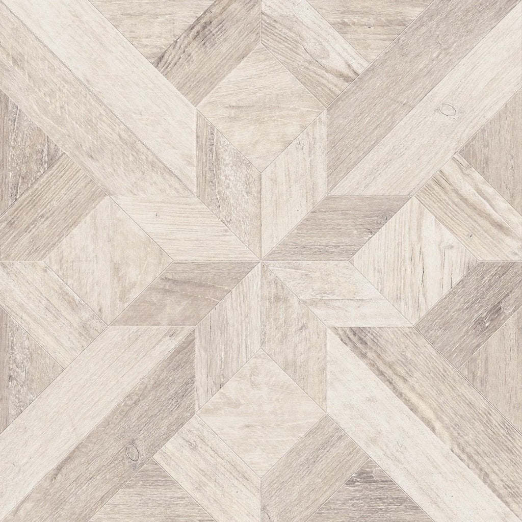 Parquet Star Ash Grey 60x60cm Wood Effect Floor Tile TilesDecor