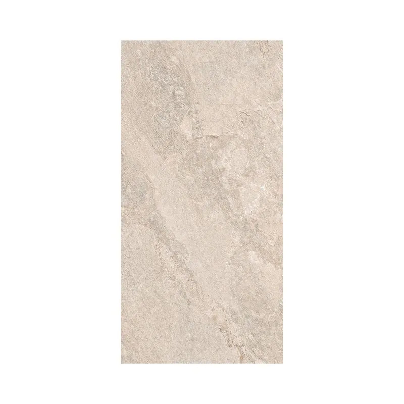 Rome Sandstone Ivory Matt Stone Effect Porcelain Wall and Floor 600x300mm Tile TilesDecor