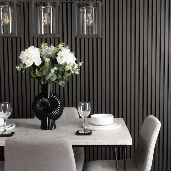 Noir Black Acoustic Wall Panel TilesDecor