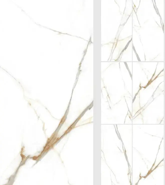 Splended White Gold Matt Porcelain Tiles TilesDecor