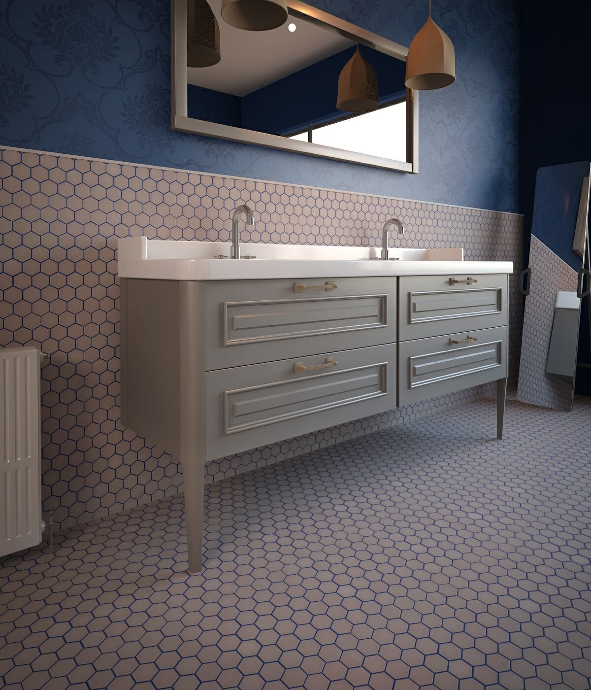 New Orleans Matt Hexagon Mosaic Tile https://lovemosaic.co.uk/product/emotion-candy-matt-hexagon-mosaic-tile/