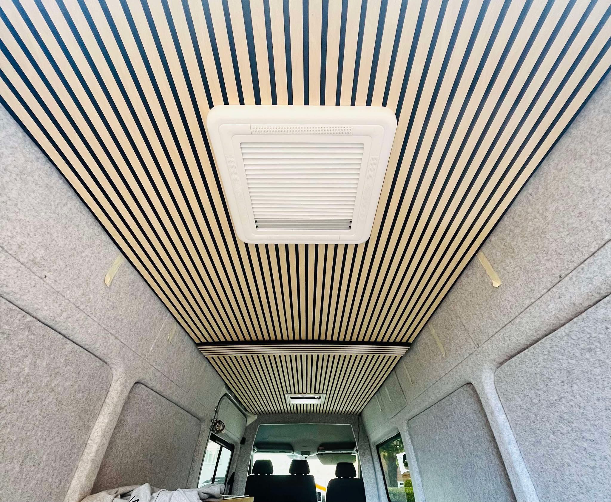 Beige Oak Acoustic Wood Wall Panels Decor