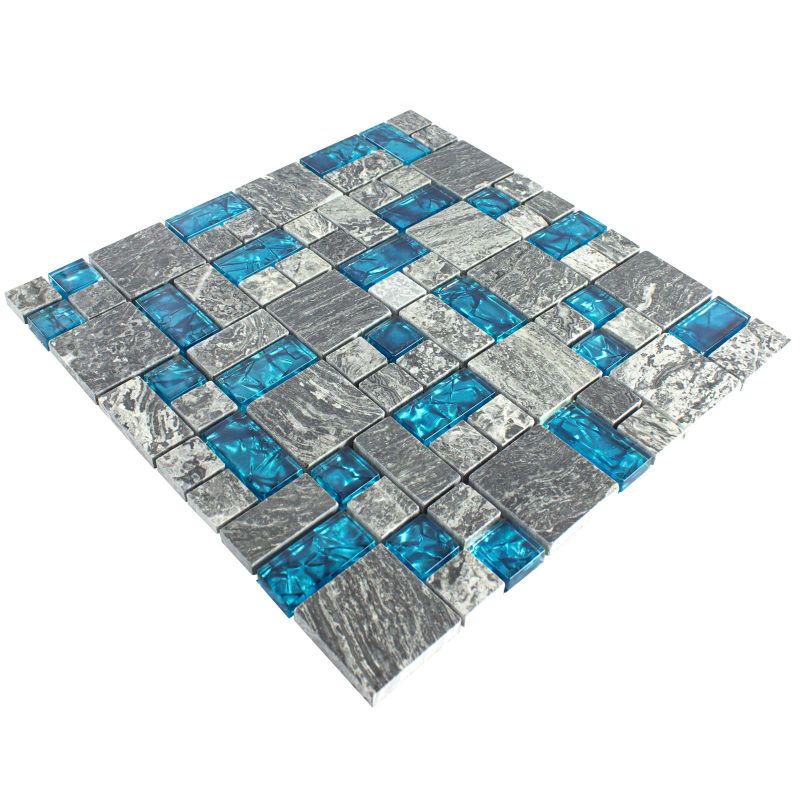 Atlantis Blue Linear Stick Mosaic Mosafil HT88880 Axel XCM MC589