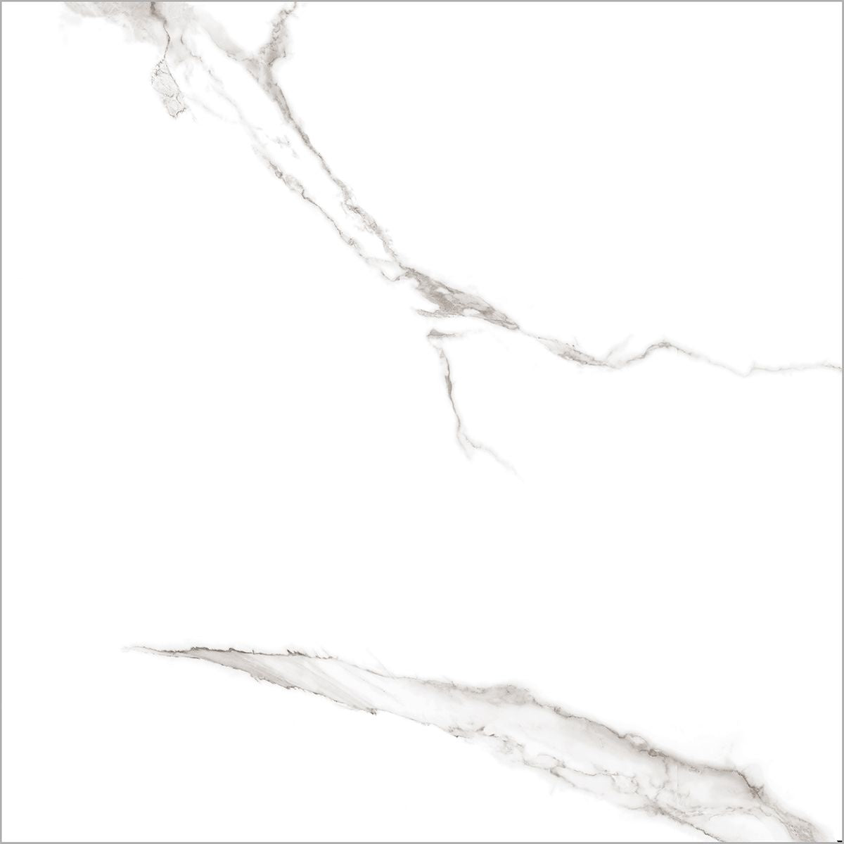 Bianco White Marble Effect Tile 1200x1200mm TT 120x120