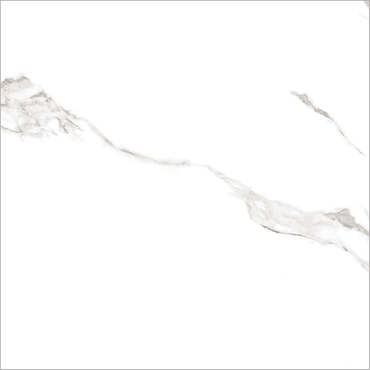 Bianco White Marble Effect Tile 1200x1200mm TT 120x120