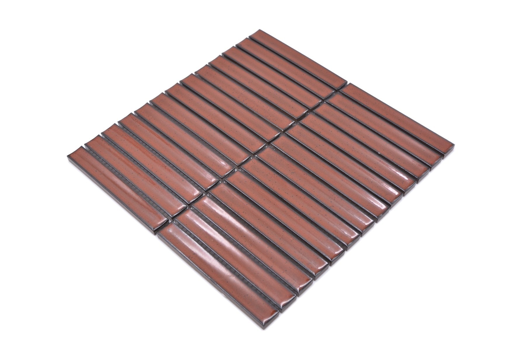 Red KitKat Gloss Mosaic Tile axel CG CS 56