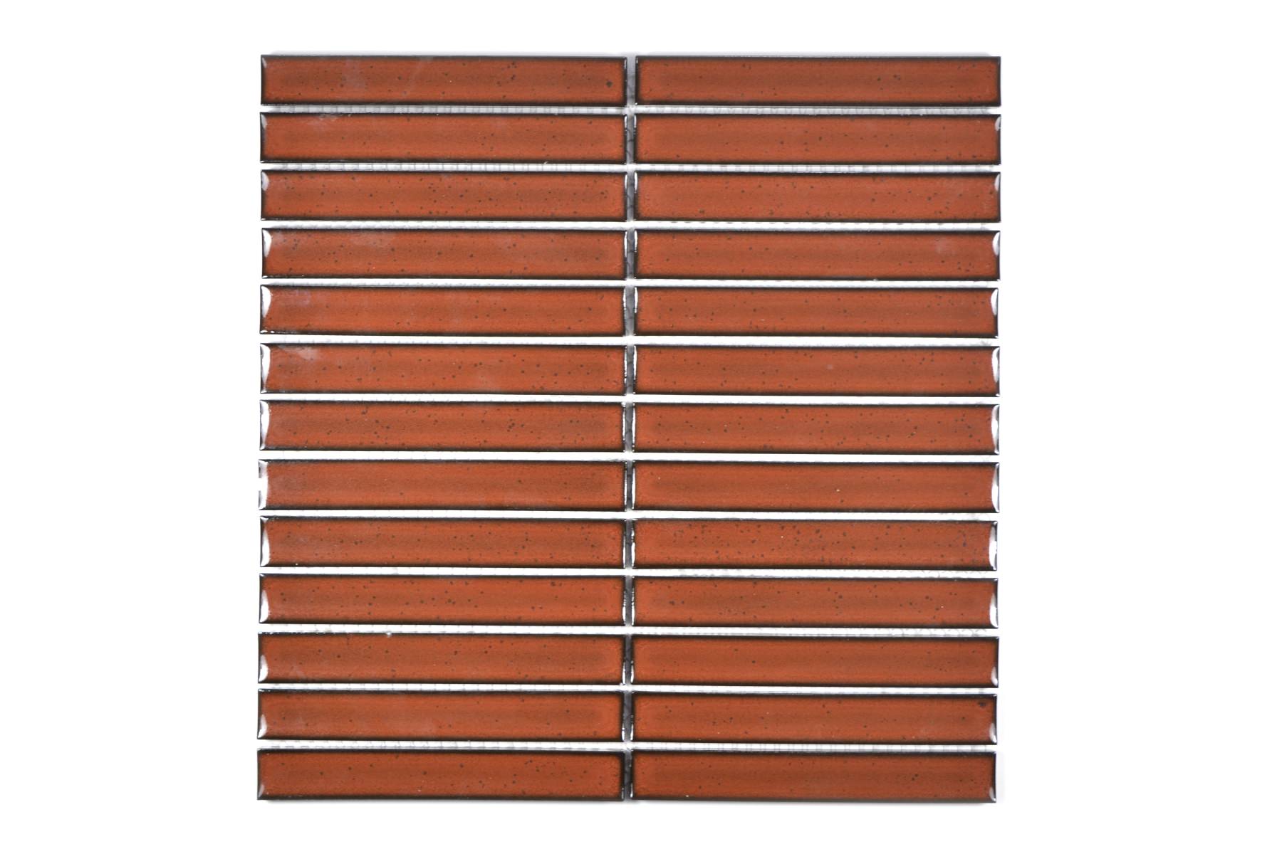 Red KitKat Gloss Mosaic Tile axel CG CS 56