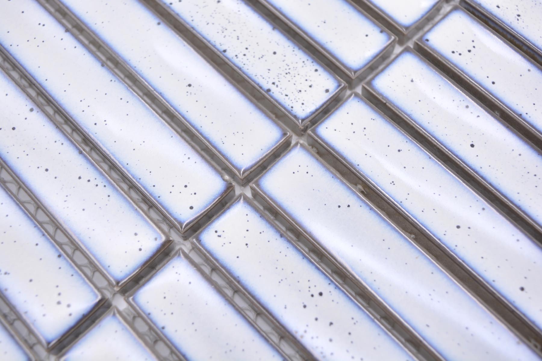 White KitKat Mosaic Tile