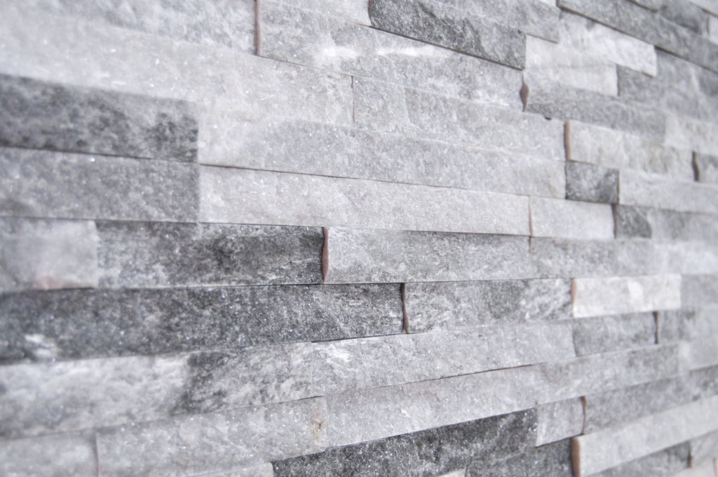 Quartzite Sparkle Grey Split Face Effect Tile TilesDecor