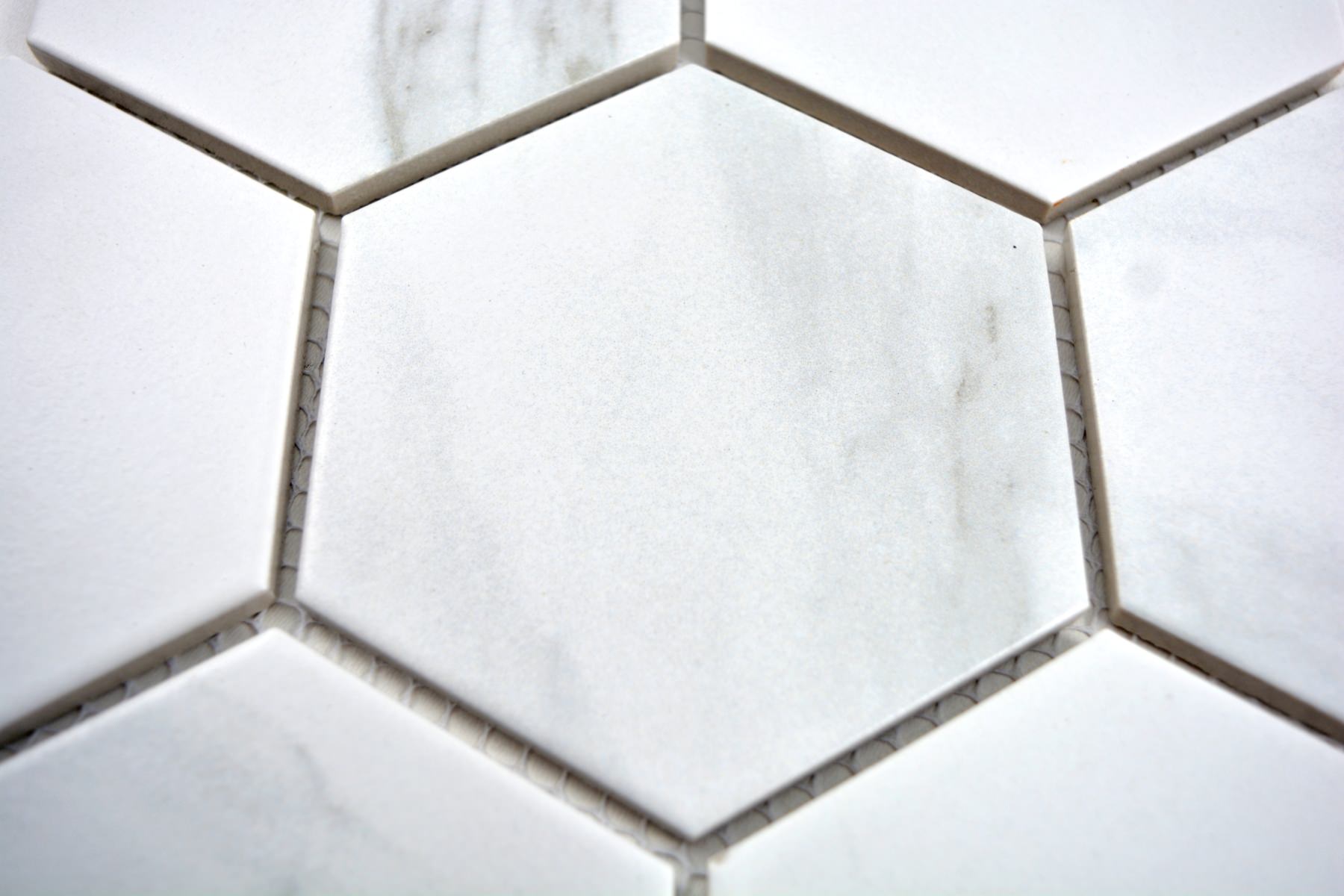 Carrara White Hexagon Mosaic Tile TilesDecor