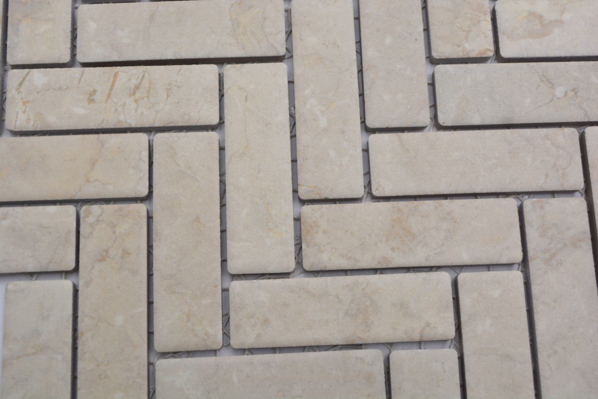 Stone Herringbone Matt Mosaic Tile HUH HB SO 54