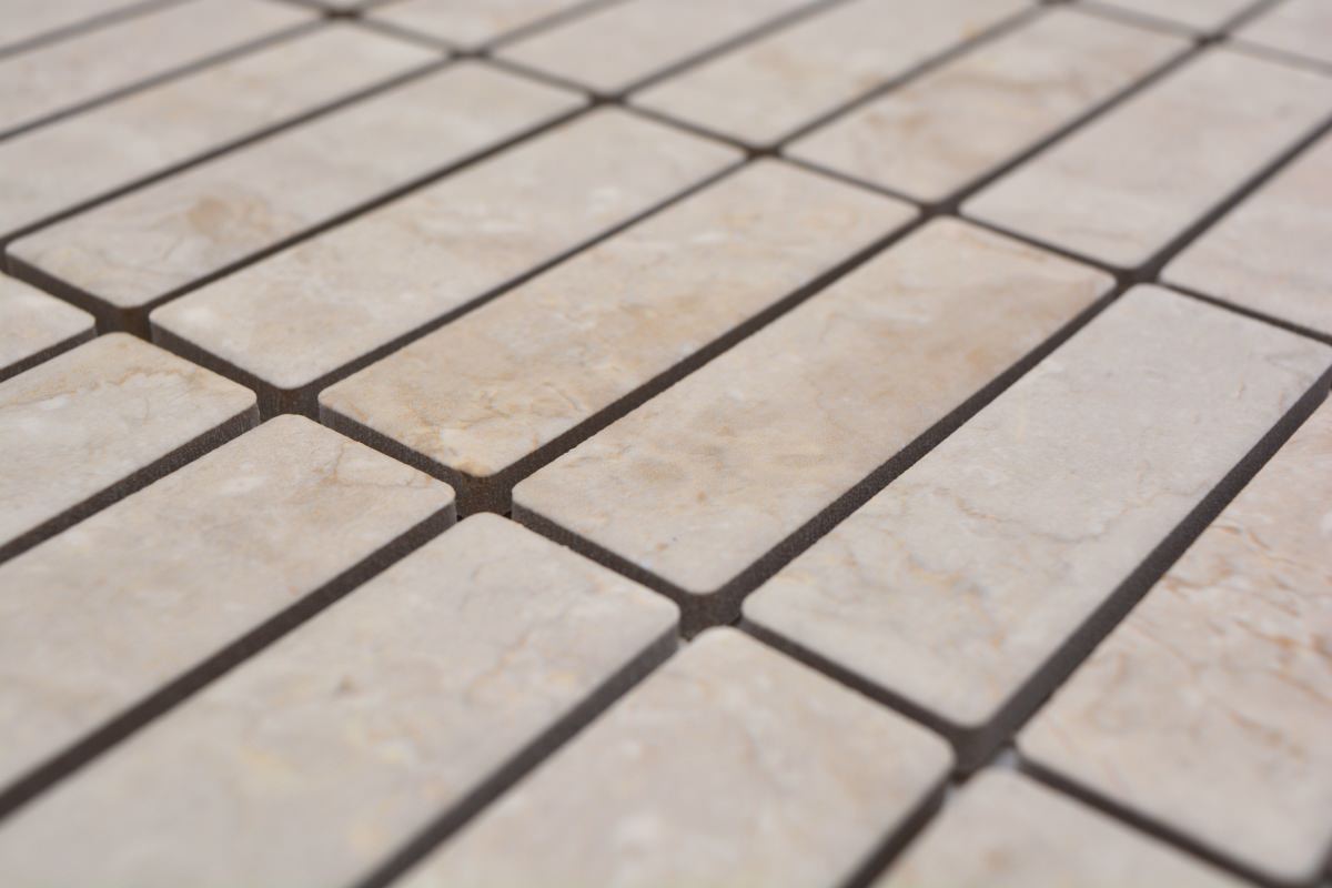 Stone Beige Stick Matt Mosaic Tile HUH ST SO 45