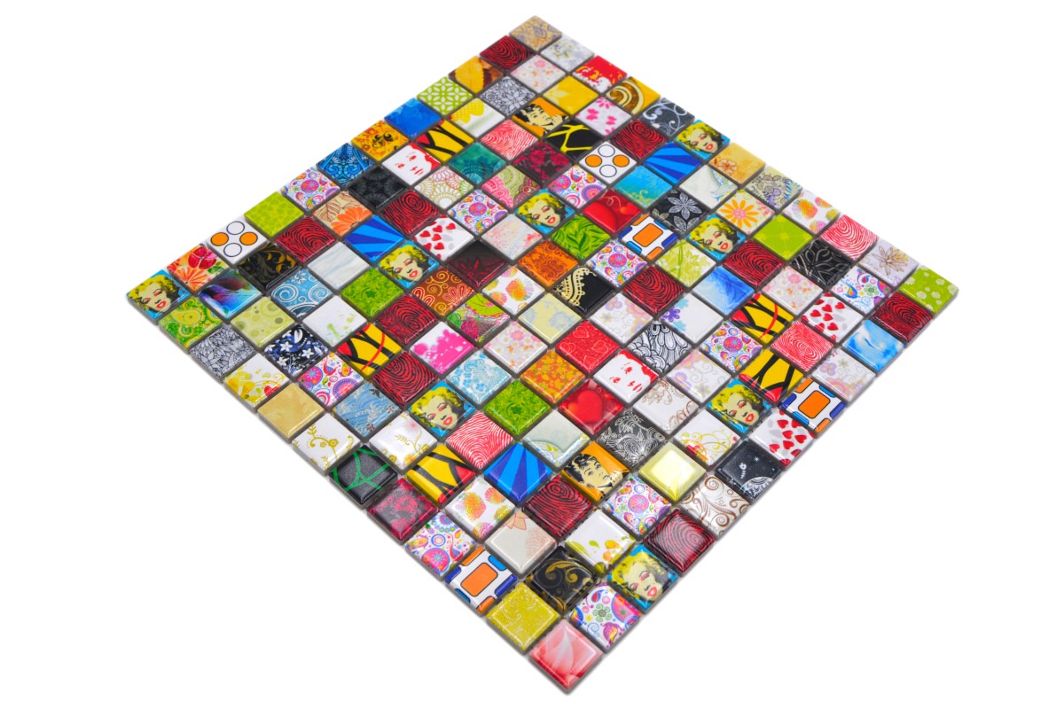 Star Retro Mix Mosaic Tile HUH CG STAR