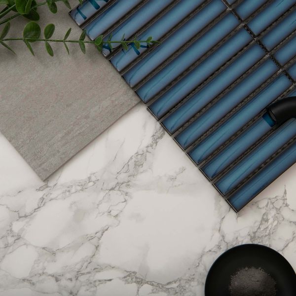 KitKat Blue Gloss Porcelain Wall Tile WF 802035