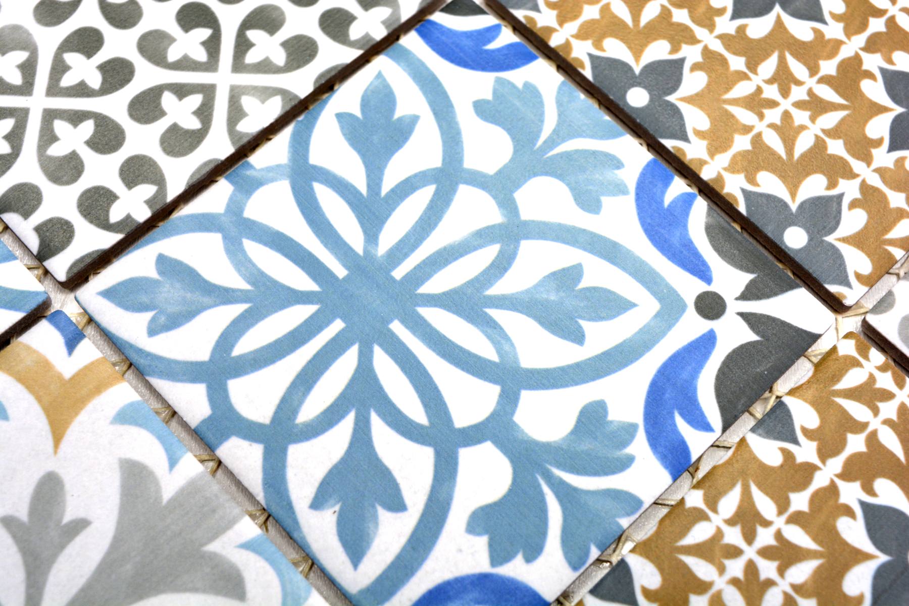 Porto Retro Matt Mosaic Tile TilesDecor