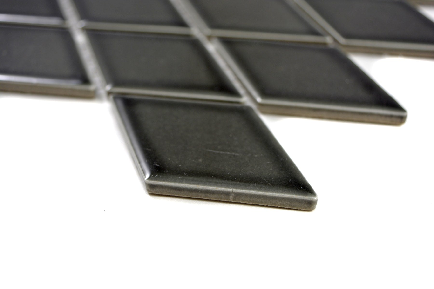 Black Diamond Gloss Mosaic Tile TilesDecor