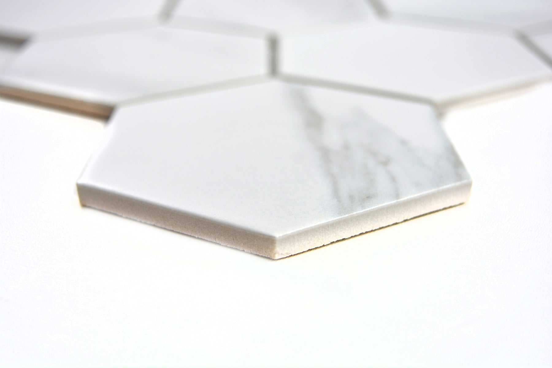 Carrara White Hexagon Mosaic Tile TilesDecor