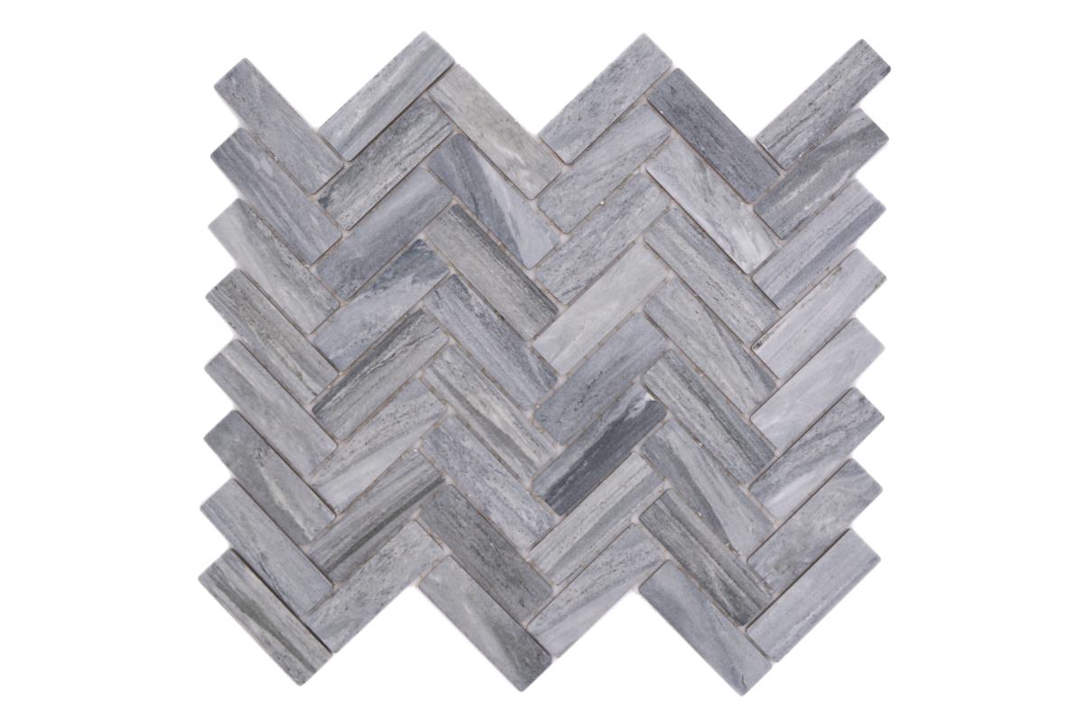 Stone Grey Herringbone Matt Mosaic Tile (Copy) HUH HB SO 32
