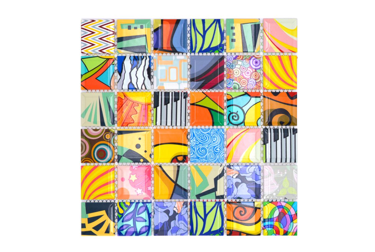 Decor Art Retro Mosaic Tile HUH CG ART