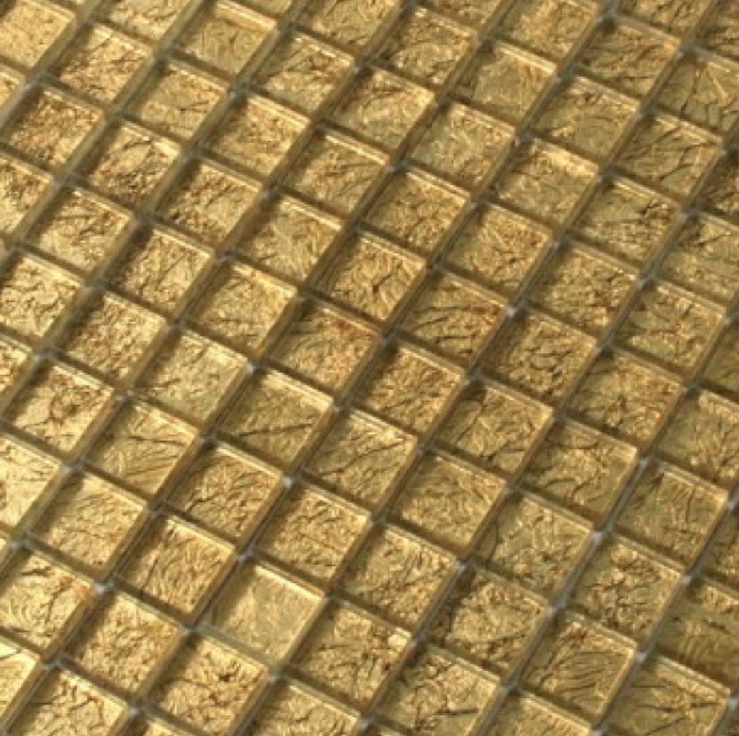 Golden Sunrise Glass Mosaic Tile Axel & Mosafil MTH30010m