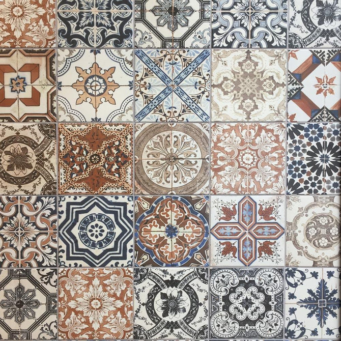 Victorian Matt Mix Pattern Tile 20x20 cm tile.co.uk nikea matt
