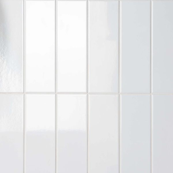 Melrose Flat Metro White Gloss Tile ID: 8363 WALLS AND FLOORS