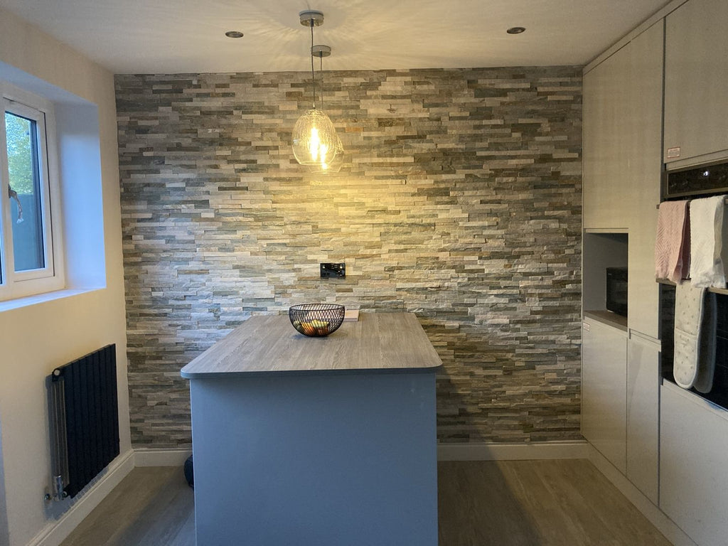 Quartzite Sparkle Beige Split Face Tiles TilesDecor