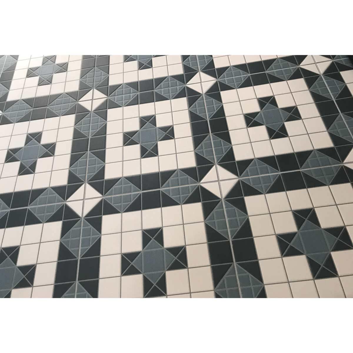 Harrogate Pattern Floor Tile (31.6 x 31.6cm) brooke 8430376313527