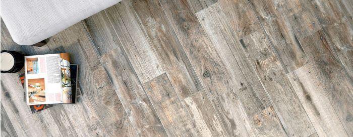 Reclaimed Misty Oak Nailed Wood Effect Floor Tile (66 x 15cm) WALL TILE 8429549370078