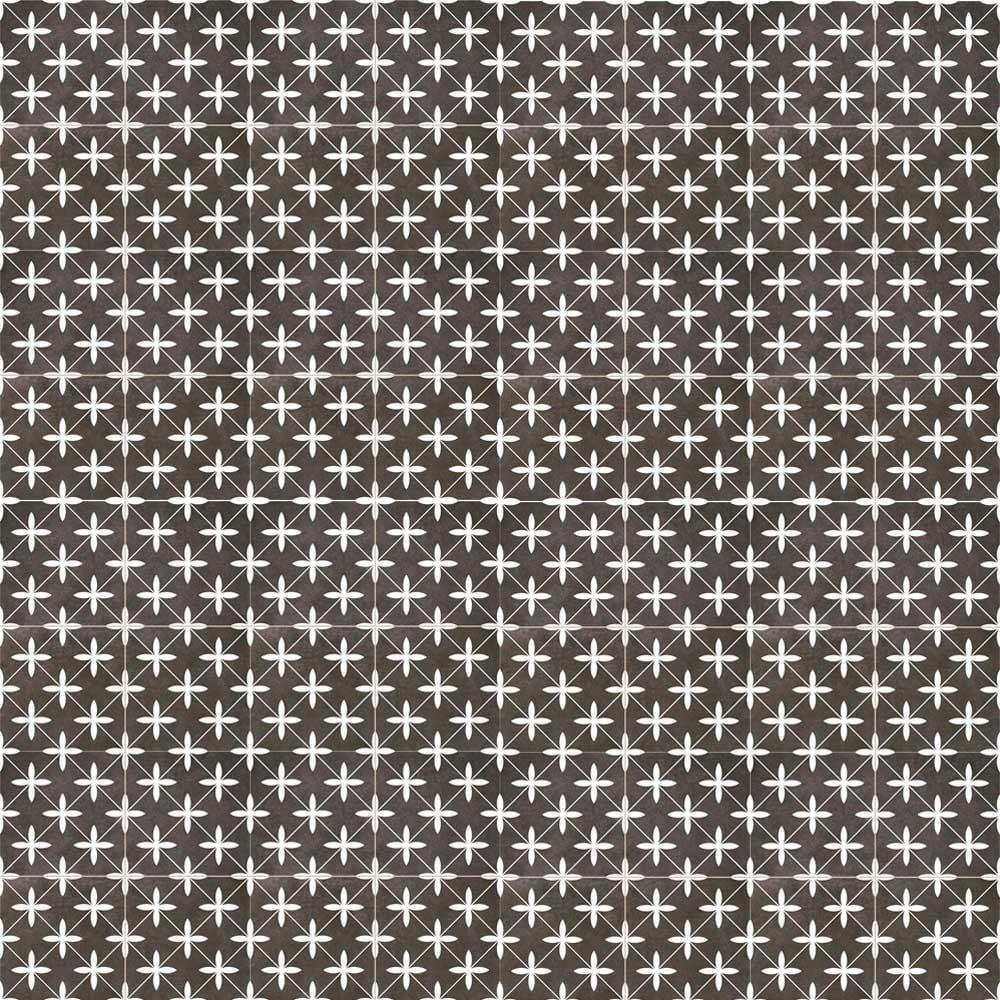 Oakham Black Pattern Tile (45 x 45cm) https://www.luxurytiles.co.uk/oakham-black-pattern-tiles.html