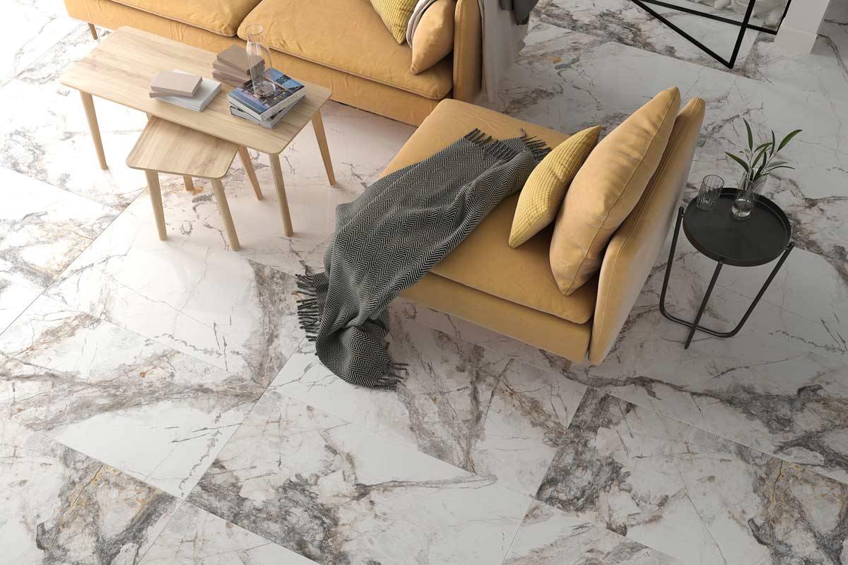 Marble  Effect Floor Tiles