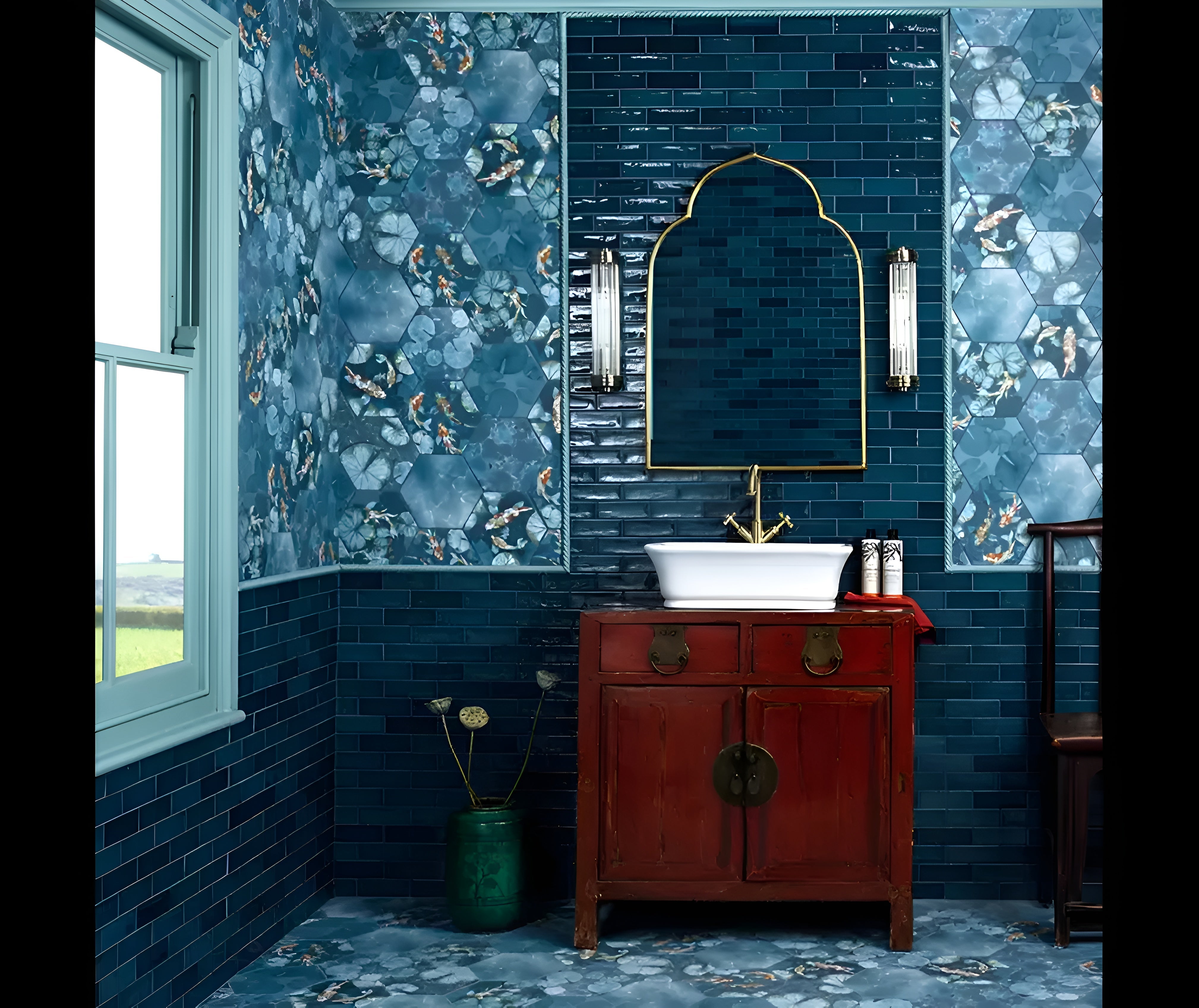 patterned tiles 