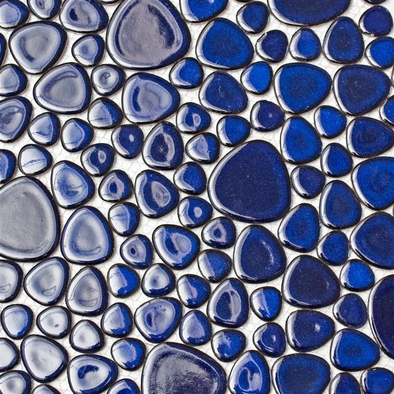 Dark Blue Pebble Mosaic Tile (Copy) Axel XKM 451N