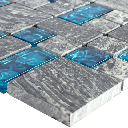 Atlantis Blue Linear Stick Mosaic Mosafil HT88880 Axel XCM MC589
