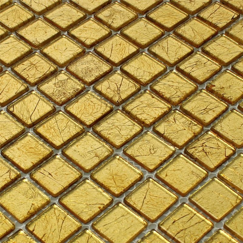 Gold Enchantment Glass Mosaic Tile Mosafil DS33378 Axel CM4GO10