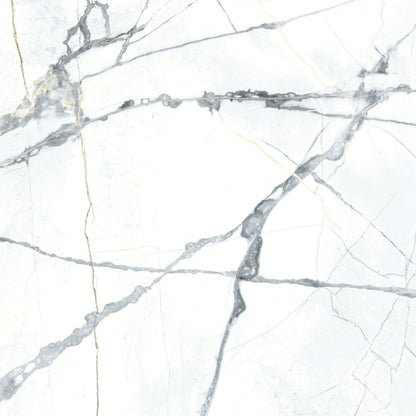 Allure Calacatta Polished Marble Effect 60x60cm Tiles TilesDecor