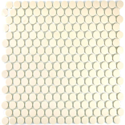 Unglazed Leight Beige Mosaic Tile Axel CU K220 Mosafil TM34321