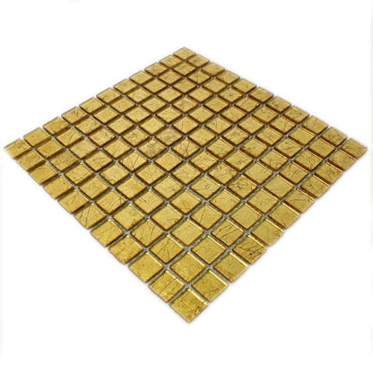 Gold Enchantment Glass Mosaic Tile Mosafil DS33378 Axel CM4GO10
