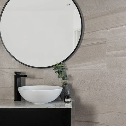 Alixa Minx Brown Stone Effect Ceramic 900x300mm Wall Tile TilesDecor
