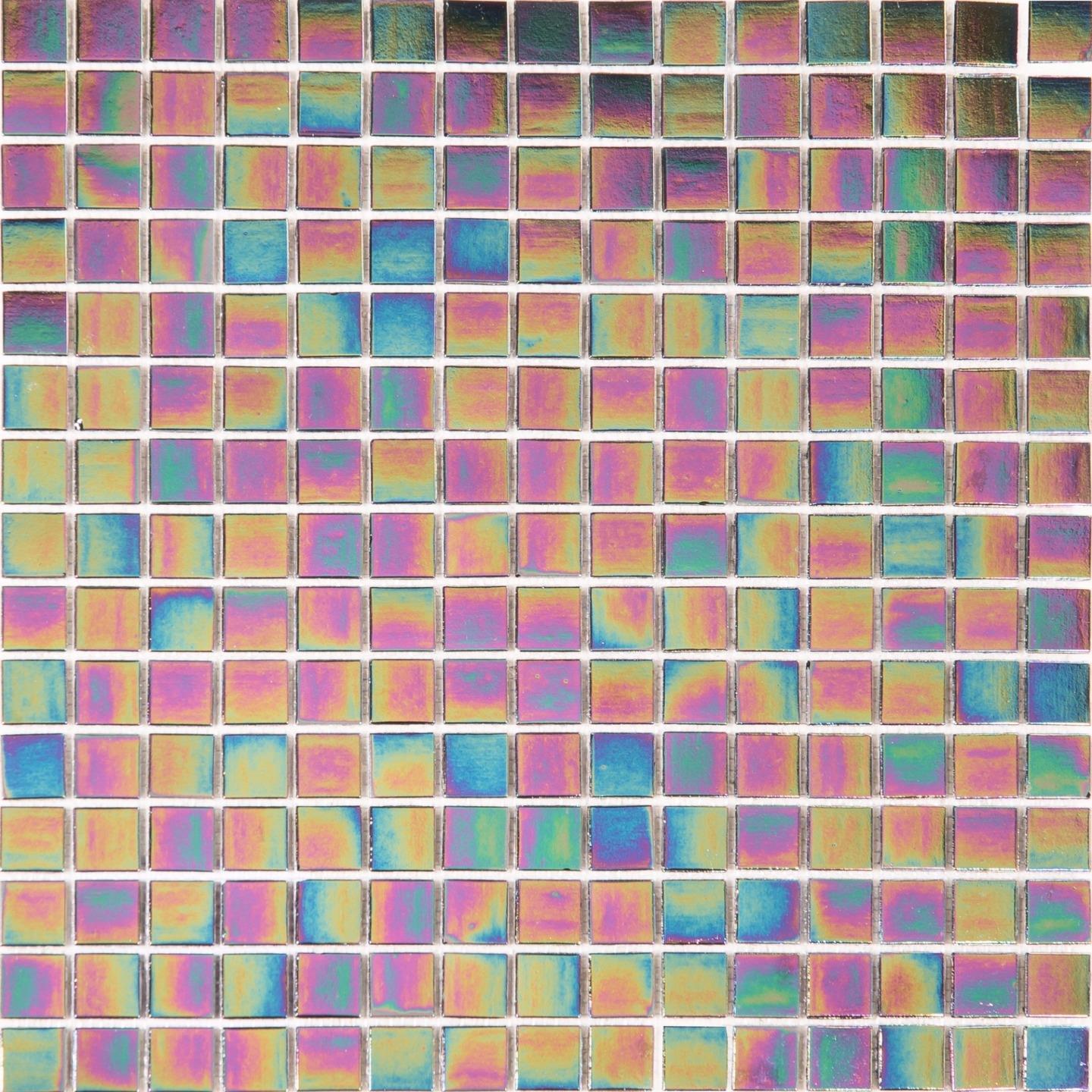 Amethyst Purple Mix Square Glass Mosaic Wall Tile TilesDecor